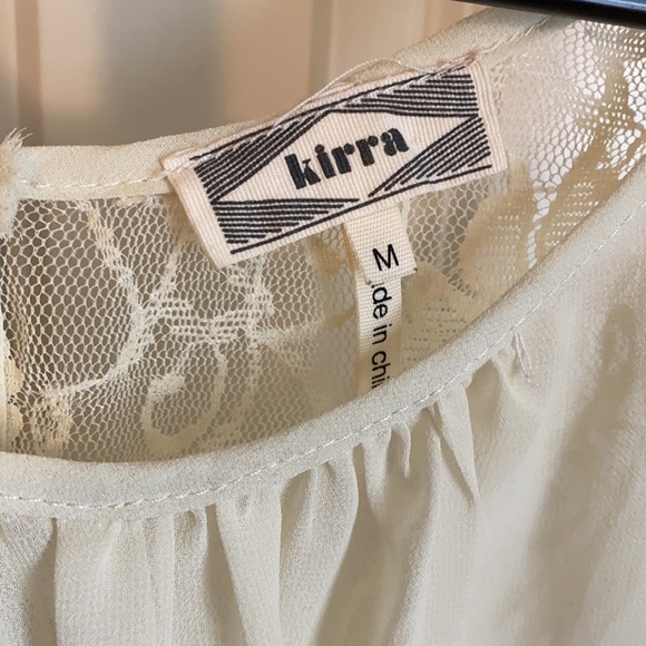 Kirra Cream Lace Detail Blouse - Picture 5 of 5